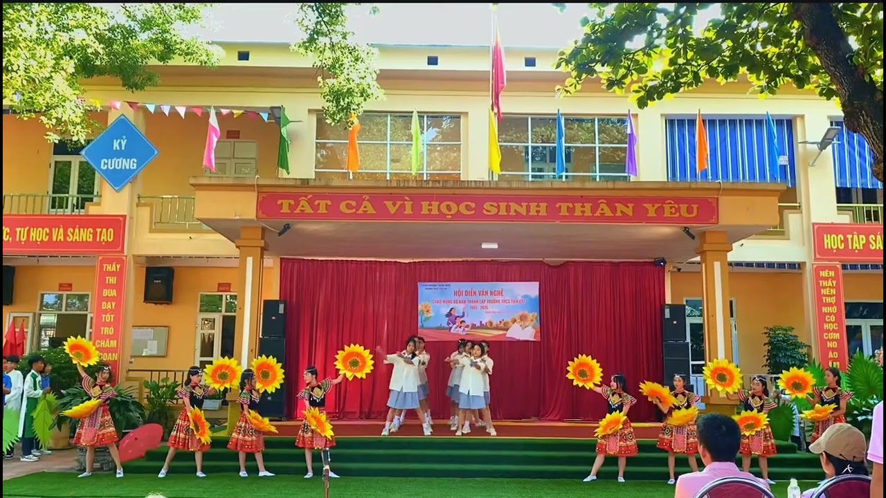 MÚA, NHẢY: ĐI HỌC, THÁNG NĂM HỌC TRÒ, CHẮP CÁNH ƯỚC MƠ - 7A1,3 THCS TIÊN CÁT