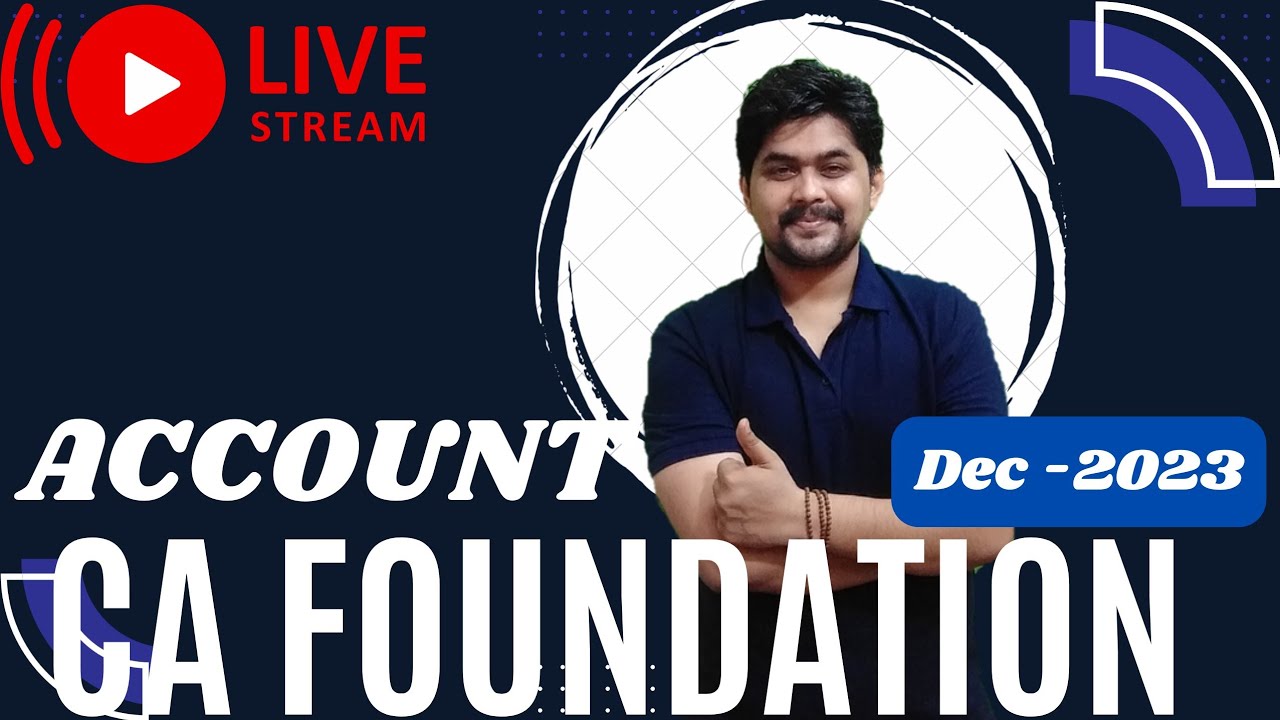 07 CA Foundation Account Unit -02 Accounting Concept, Principal By Vipul Sir