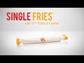 Burger king  single fries  les frites  lunit