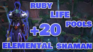 Elemental Shaman Ruby Life Pools +20 Fortified