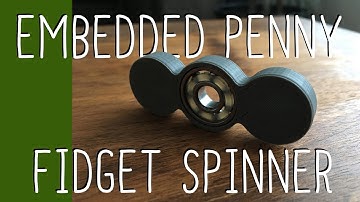 Embedded Penny Fidget Spinner!