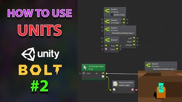 How to Use Unity-Bolt Units #2 - Switch Units and Block GUI Click-Through  (Visual Scripting)