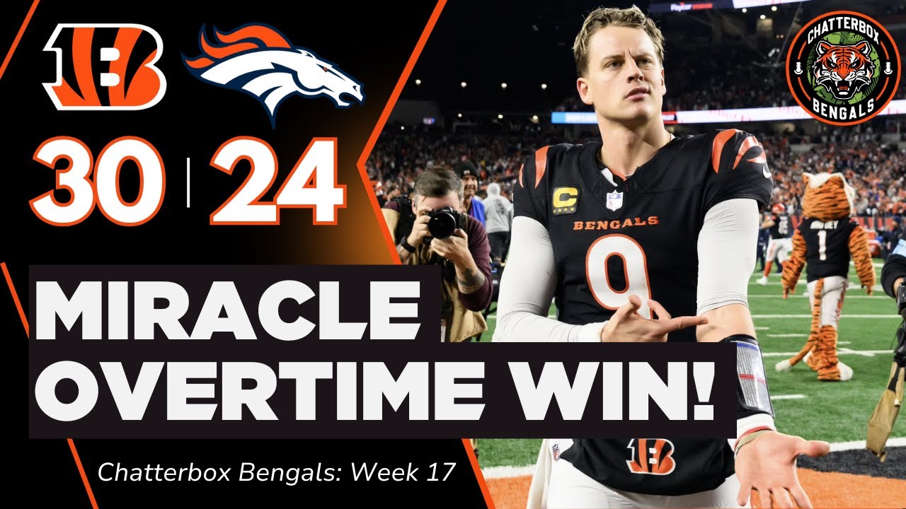 Cincinnati Bengals Keep Postseason Hopes Alive in WILD Overtime Win vs ...