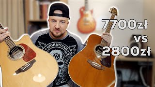 Video thumbnail of "Porównanie gitar TAKAMINE za 7700zł i za 2800zł! Test w warunkach domowych"