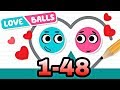 Love balls Levels 1 48 3 estrellas Gameplay