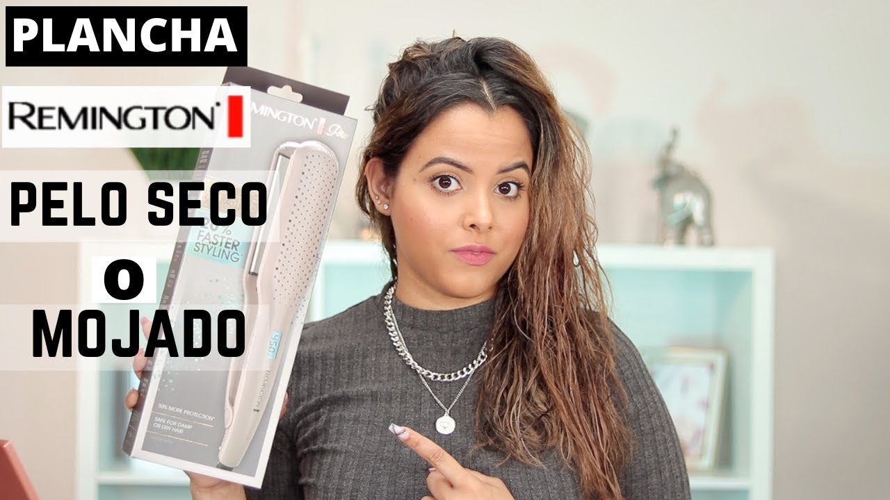 PLANCHA PARA PELO MOJADO O SECO | RESEÑA - YouTube