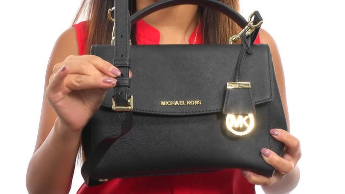 MICHAEL by Michael Kors Ava Small Colorblock Saffiano Leather Satchel Bag