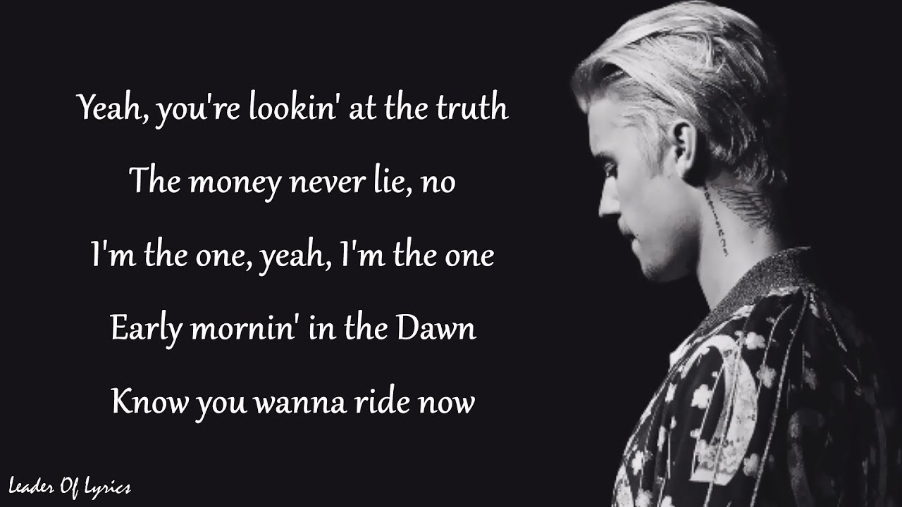 Dj Khaled I M The One Ft Justin Bieber Quavo Chance The Rapper Lil Wayne Lyrics Youtube