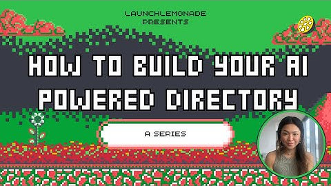How to build your own AI -powered and whitelabeled directories.