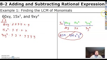 LCM of 3 or more Monomials