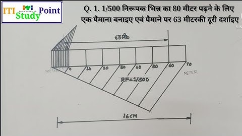 साधारण पैमाना (Drawa Plain Scale) Engineering Drawing in Hindi by Vishok sir