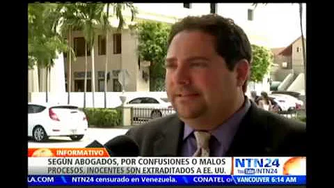 Abogado Marc David Seitles en NTN24 -Carpintero qu...