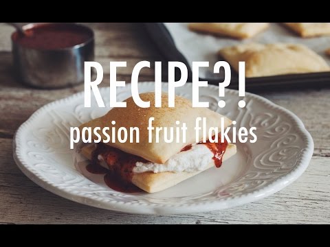 VEGAN PASSION FRUIT FLAKIES | RECIPE?! EP #2 (hot for food)