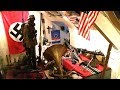 WW2 Room Collection Tour - My Crazy Hobby - Weapons, Relics, Helmets and more WWII History!