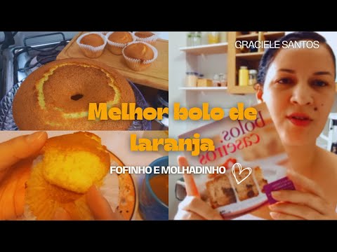 Fiz o melhor Bolo de Laranja | RECEITA BOLO DE LARANJA - Fácil, fofinho e molhadinho💛✨