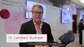 Dr  Lambert Stumpel demos AI scan in 3Shape TRIOS intraoral scanner