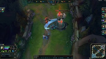 [WR] League Of Legends - 1V5 intermediate bots with items in 13:58