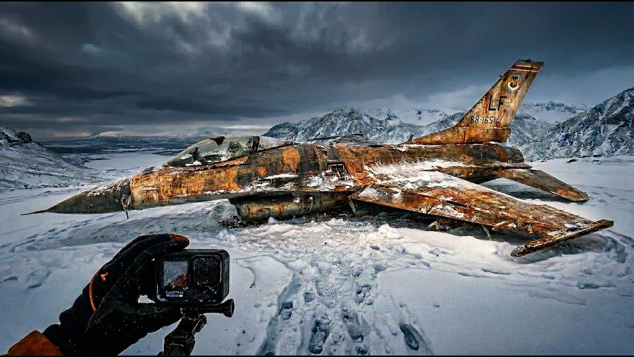 Abandoned F-16 Found Frozen in Snow — Full Fighter Jet Restoration