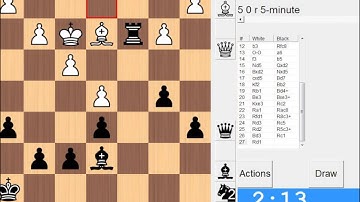 5 minute chess #109: GM Pap Gyula vs IM Greg Shahade - Maroczy Bind