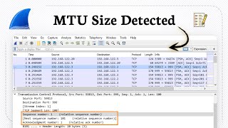 How to check mtu size in Wireshark (Size Monitor)