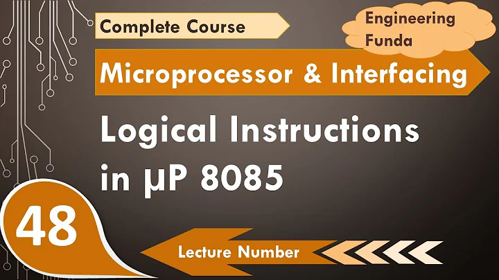 Logical Instructions in Microprocessor 8085 | Microprocessor 8085 Programming