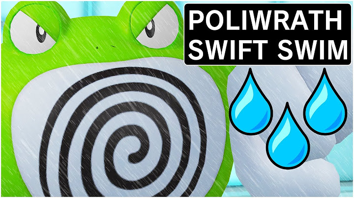 SWIFT SWIM ABILITY TEAM! Best Swift Swim Poliwrath Rain Moveset Pokemon Scarlet Violet WiFi Battle