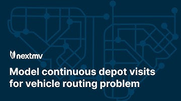 How to model continuous depot visits for vehicle routing problem (VRP)