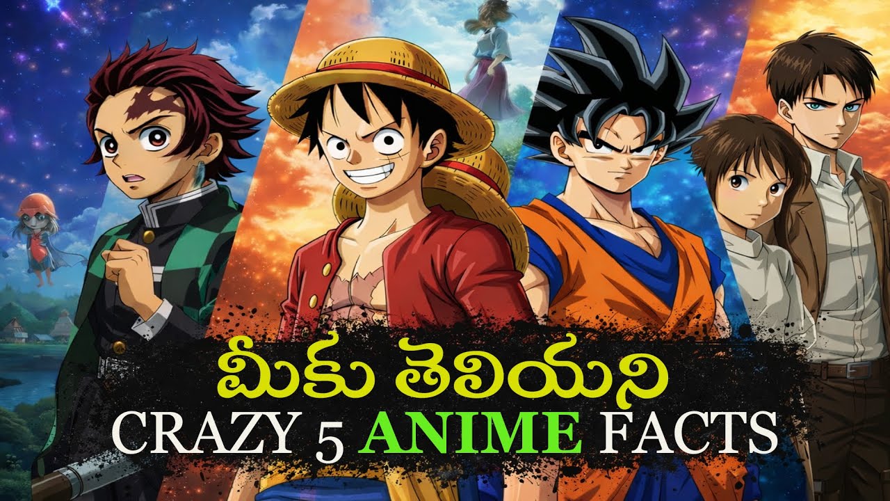 Top 5 Mind-Blowing Anime Facts You Didn’t Know | One Piece, Dragon Ball, AOT & More 🔥