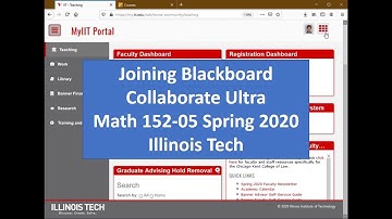 Math 152 How to Join E-Class on Blackboard Collaborate Ultra