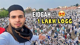 Eid ul Fitr Namaz me 1 Lakh Log 😍 Bhopal Eidgah 2024 vlog by AL Aamir Khan 10,249 views 3 weeks ago 6 minutes, 36 seconds