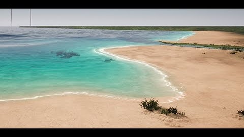 Realistic Shoreline Waves in Unreal Engine 5 | Water Receding Effect Tutorial (WATER PLUGIN)