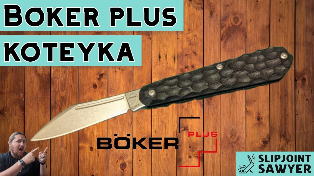 Boker Plus Koteyka Pocket Knife 01BO641 Lightweight EDC Friendly Modern  Traditional @Warthogg1 