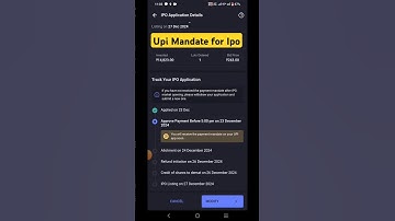 Payment mandate for ipo | upi mandate not received for ipo #ipo #investment #stockmarket #viralshort
