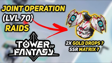 ToF - LEVEL 8 JOINT OPERATION (lvl70) RAID 2x GOLD GEAR