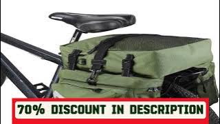 A must-have product! 14892 14892SA SMountain Road Bicycle Bike 3 in 1 Trunk Bags Cycling Double Si