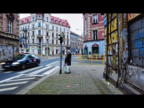 One of the Oldest Cities in Poland. Walking in Bytom