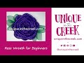 UITC™ How to Make A Rose Wreath | Easy DIY Flower Wreath | Rose Wreath for Beginners | Tutorial