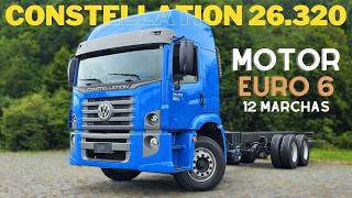 Novo Constellation 26.320 2024 com motor euro 6 e mudanças no interior!