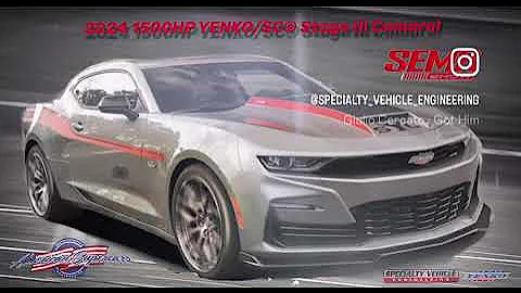 The Specialty Vehicle Engineering 2024 1500HP YENKO/SC® Stage IIl Camaro!  ONLY 100 WILL BE BUILT!