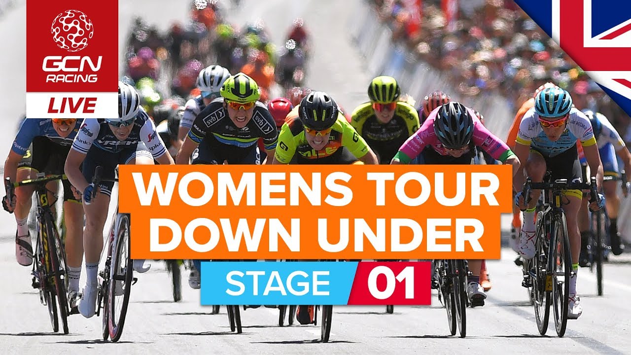 RACE REPLAY Santos Womens Tour Down Under 2020 Stage 1 LIVE Ziptrack Stage 1