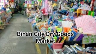 Walking Tour to Binan City Dry Goods Market Philippines
