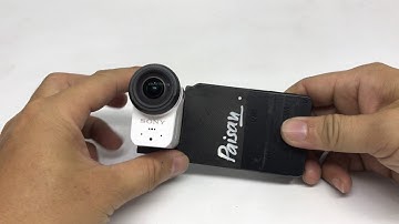 Zhiyun Smooth Q With Sony FDR-X3000 Adapter