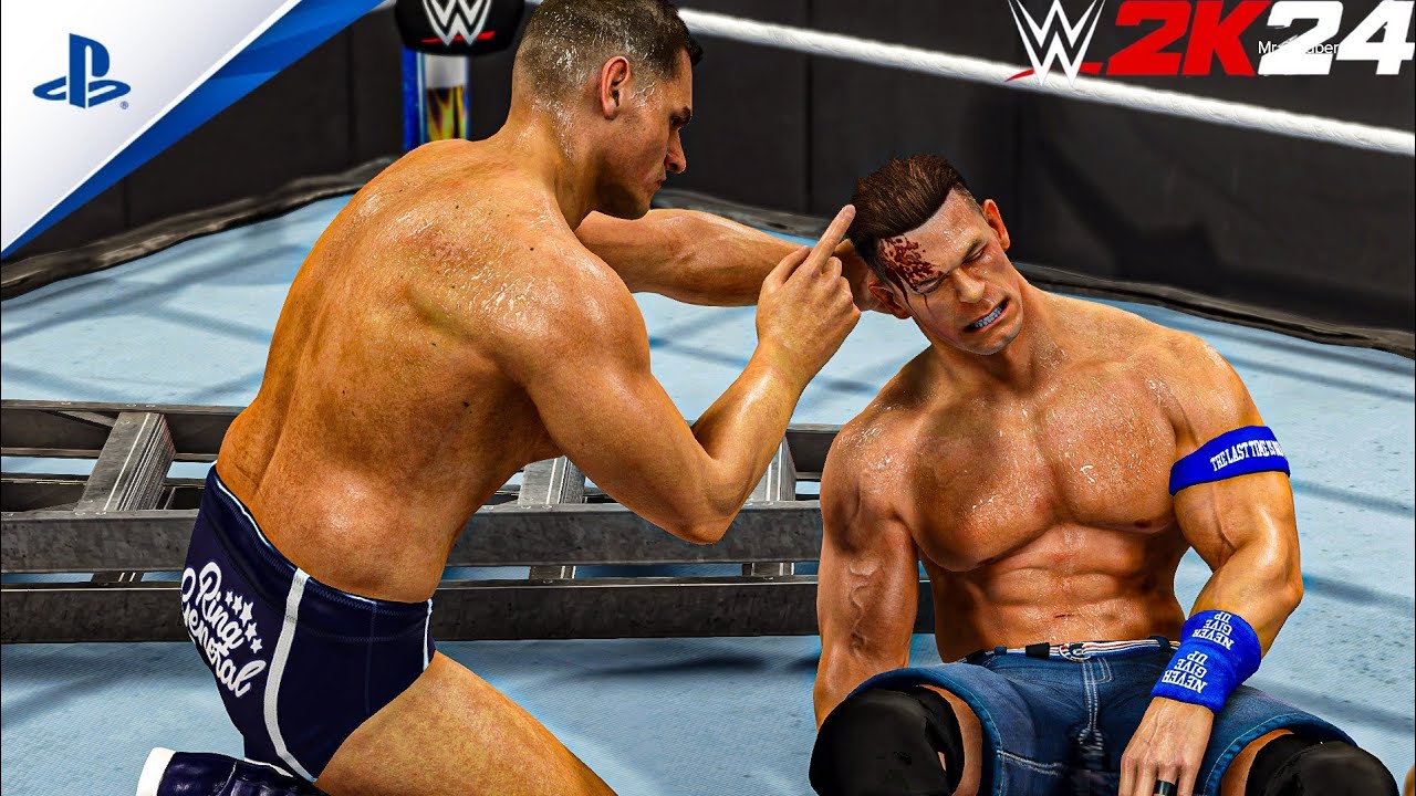 Gunther vs John Cena WWE 2K24 Extreme Rules Match 4K60 FPS Gameplay # ...