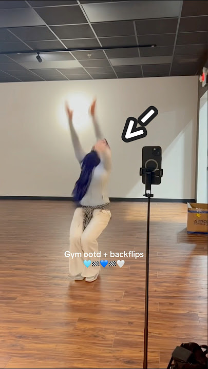 Hijabi does crazy backflips