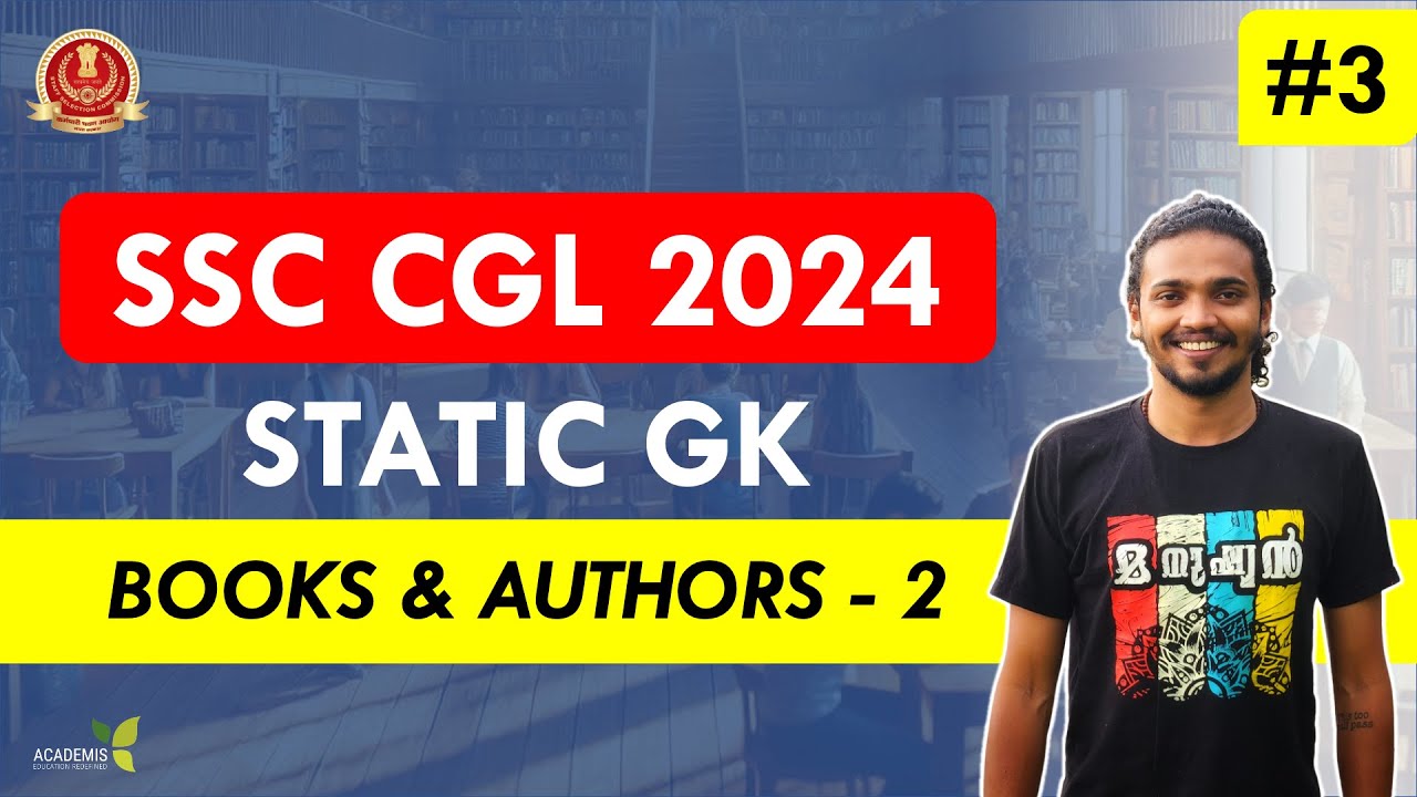 SSC CGL 2024 - STUDY PLAN - Revision Class - Books & Authors - 2 - YouTube