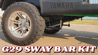 Yamaha Drive G29 Sway Bar Kit Overview and Installation