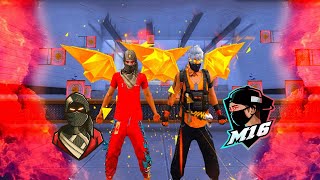 TRYHARD & M16 VS 6 PRO PLAYERS FREE FIRE ?? إتحاد الأساطير فري فاير