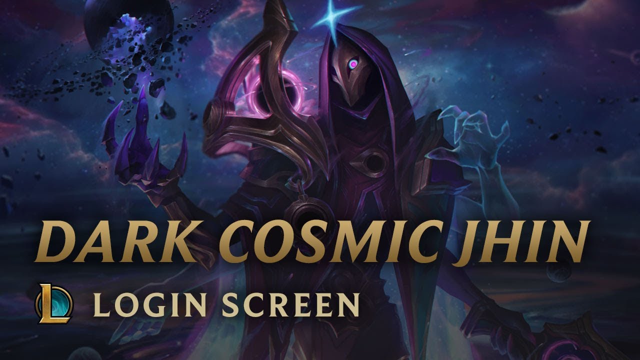 lol dark star Update 2022 Dark Cosmic Jhin | Login Screen - League of Legends