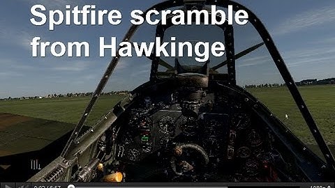 Spitfire scramble from Hawkinge - - - - By Søren Dalsgaard