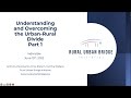 Overcoming the ruralurban divide a training for indivisible part 1 june 15